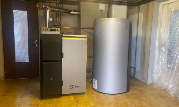 Installation d'une chaudière biomasse granulés à Fragnes (71530)